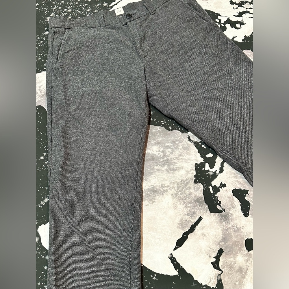 Gap Slim Fit Charcoal Gray Wool Trousers - Picture 2 of 10